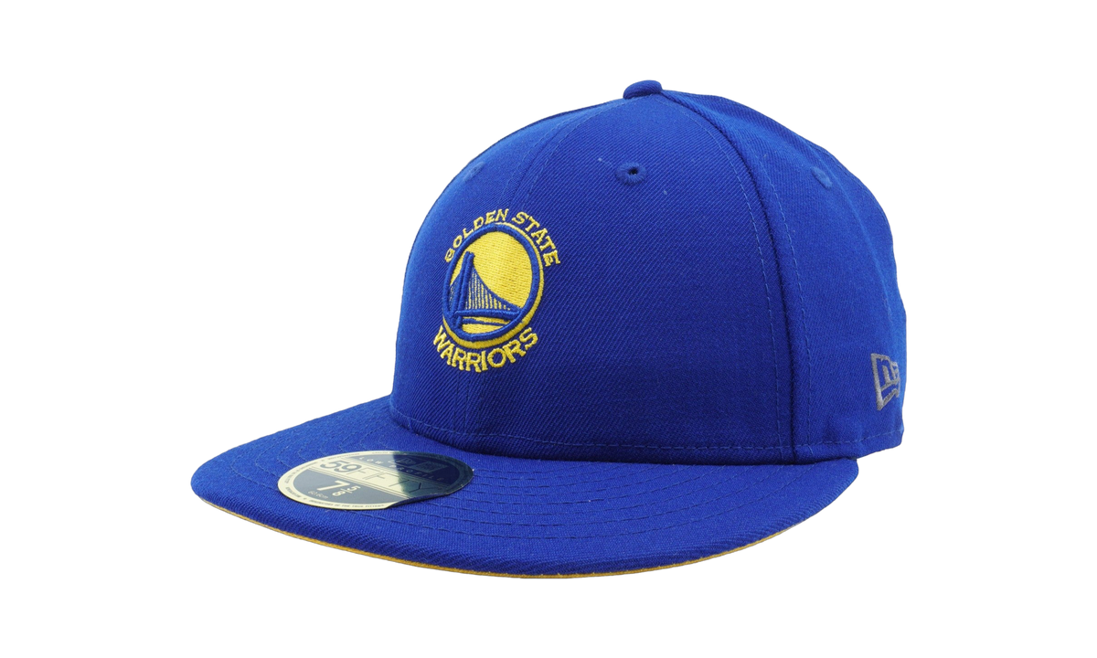 59FIFTY Golden State Warriors Mini Team Fitted Hat "Royal Blue / Grey - Under Brim" NE602