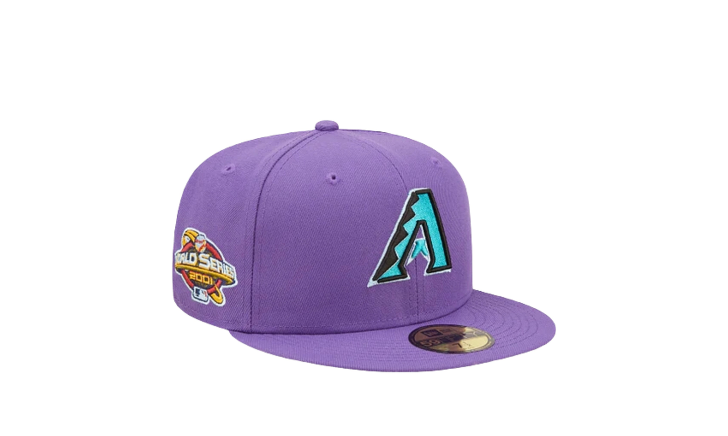 59Fifty MLB Arizona Diamondbacks Cloud Under Fitted Hat "Purple" 60243788