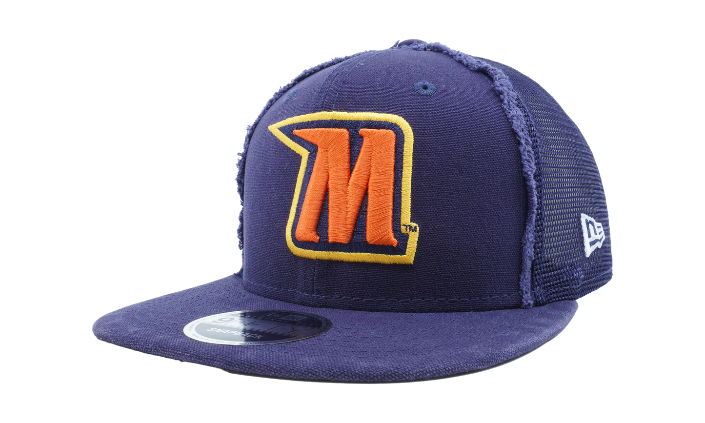 9FIFTY Morgan State University Trucker Worn Snapback Hat "Purple" NE1149