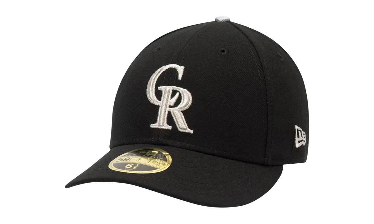 59FIFTY Colorado Rockies Low Profile Authentic Collection Fitted Hat "Black" NE990