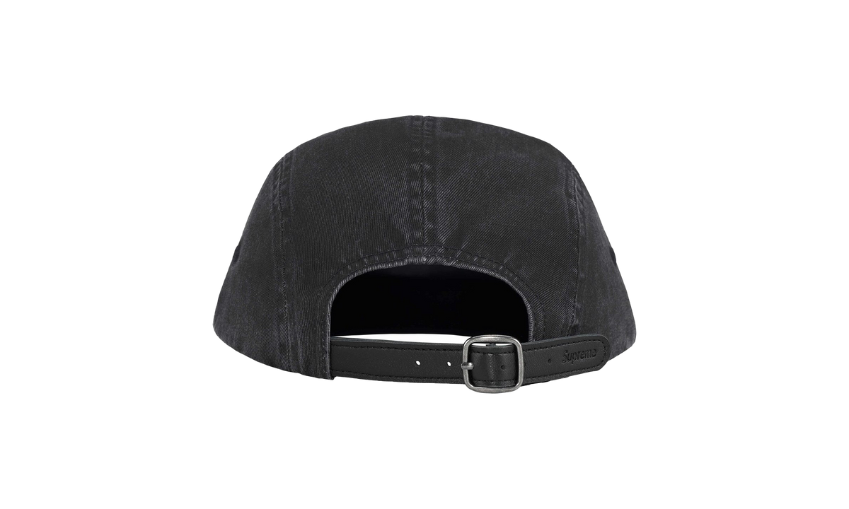 Washed Chino Twill Camp Cap "Black" SU25844
