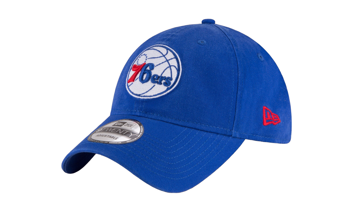 9TWENTY Philadelphia 76ers Core Classic Strapback Hat "Royal Blue" NE612