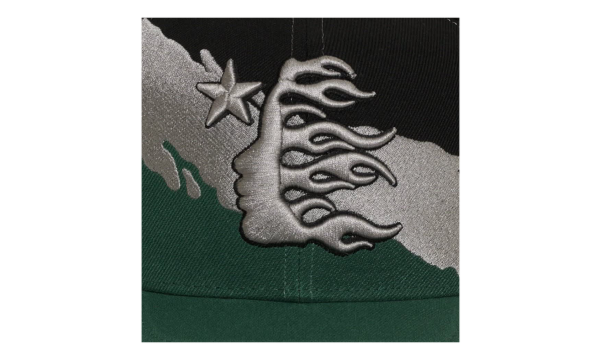 Paintbrush Snapback Hat "Black / Green" HSR215