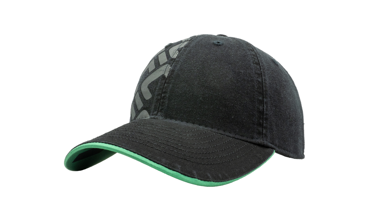 UFC Strapback Dad Hat "Black / Green" EY39Z BKG UUFC