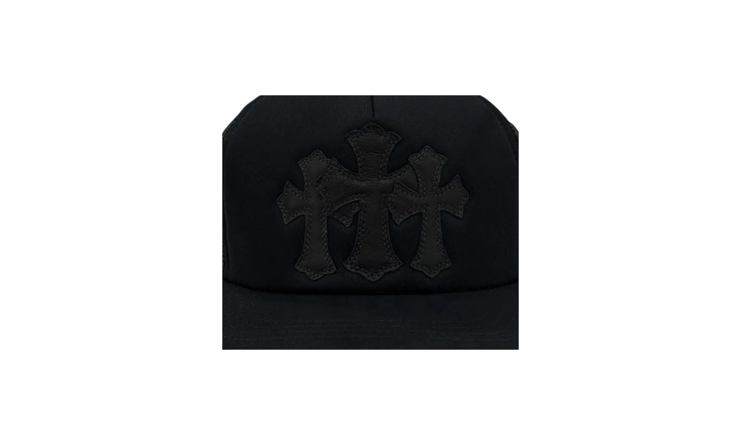 Triple Cross Trucker Hat "Blackout" CHRM0576