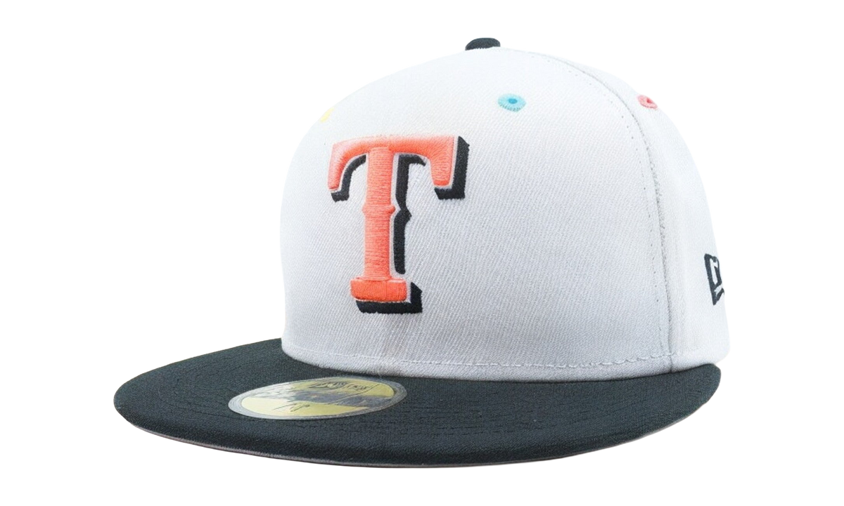59FIFTY Texas Rangers 40th Anniversary Fitted Hat "Grey / Black - Brim" NE831