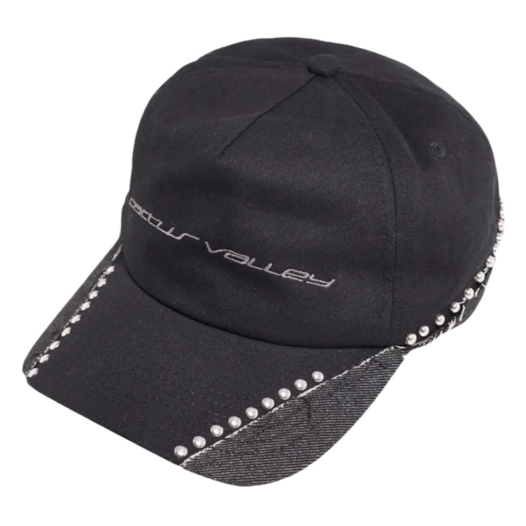 Cactus Valley Studded Black Hat