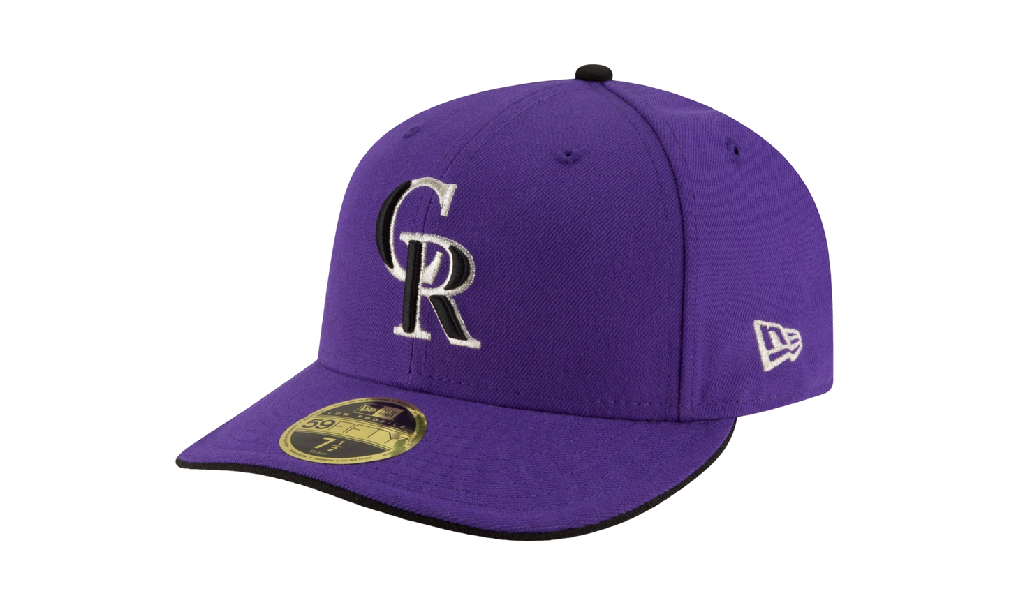 59FIFTY Colorado Rockies 2017 Low Profile Authentic Fitted Hat "Purple" NE973