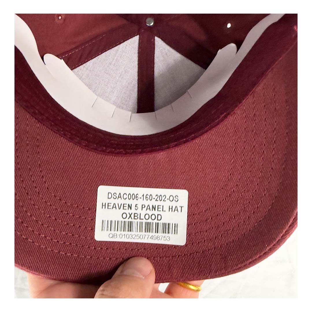 Darcsport Heaven 5 Panel Hat Ox Blood