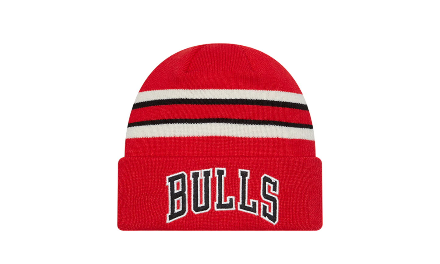 Retro Cuff Knit Chicago Bulls Beanie "Red" 60487289
