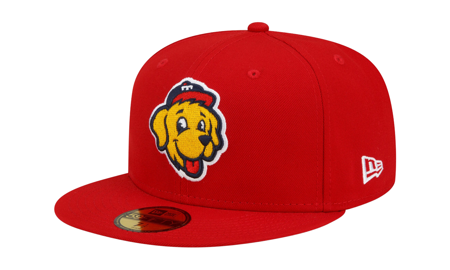 59FIFTY Toledo Mud Hens Theme Night Fitted Hat "Red / Black - Under Brim" NE777