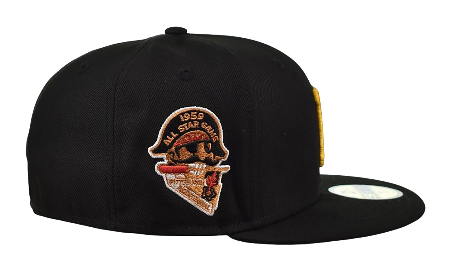 59Fifty Pittsburgh Pirates 1959 All Star Game Fitted Cap "Black / Yellow" 60399404