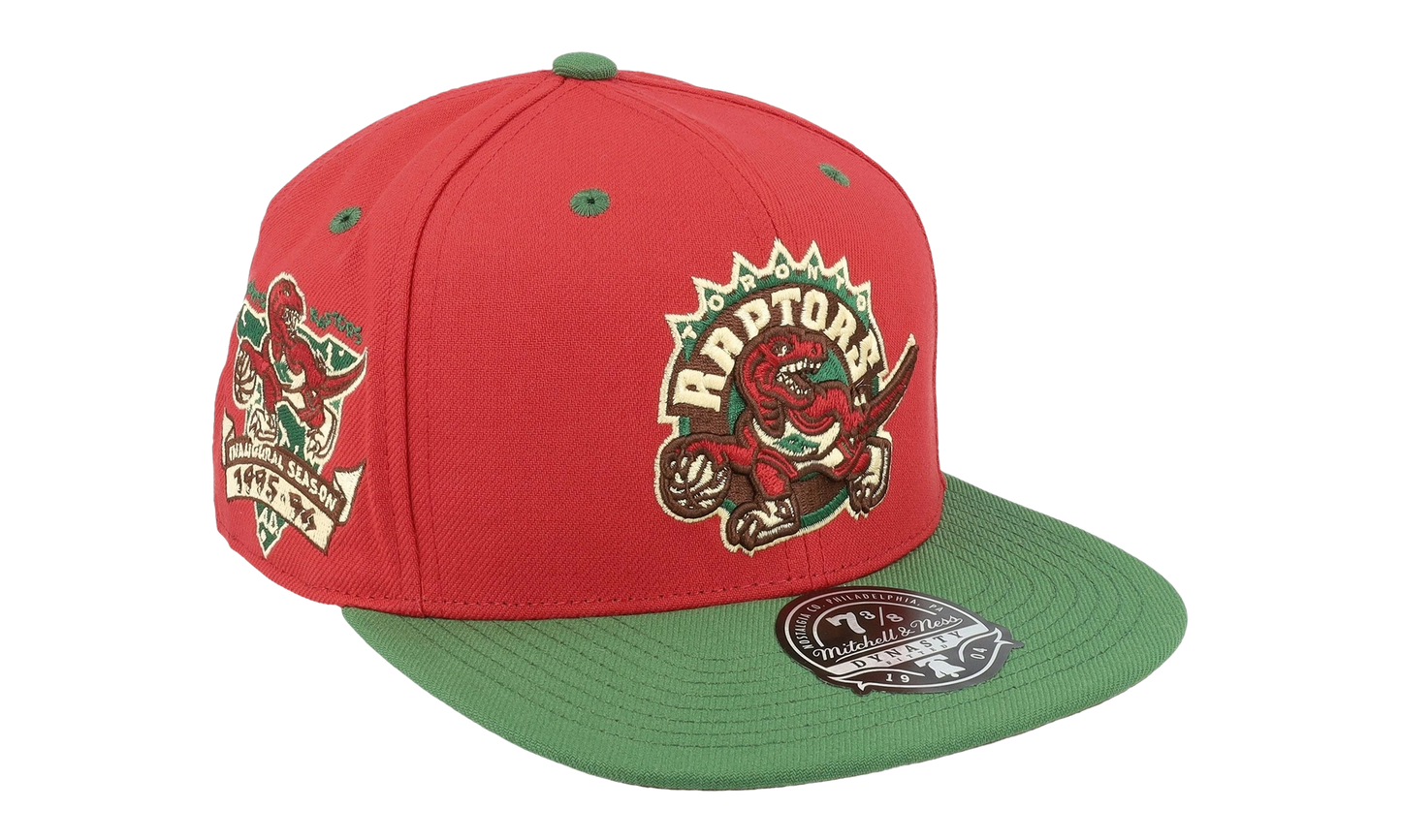 NBA Harwood Classics Nightmare Fitted Cap "Toronto Raptors - Red" 6HSFLD21206 TRARED1