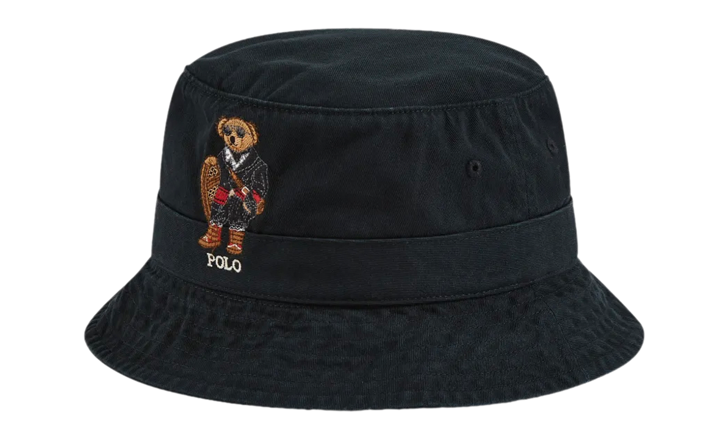 Snowshoes Bear Bucket Hat "Black" 710981298001
