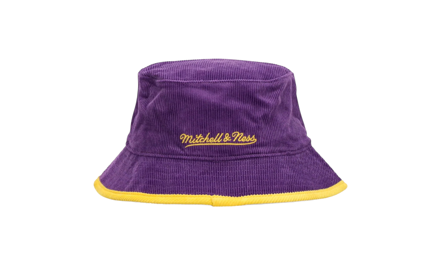 NBA Hardwood Classics Team Cord Bucket Hat "Los Angeles Lakers - Purple" HBKB5809 LALYYPPPPURP