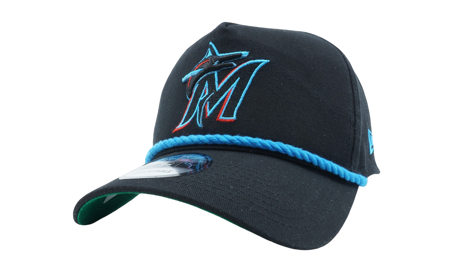 9FORTY Miami Marlins String Snapback Hat "Navy" NE825