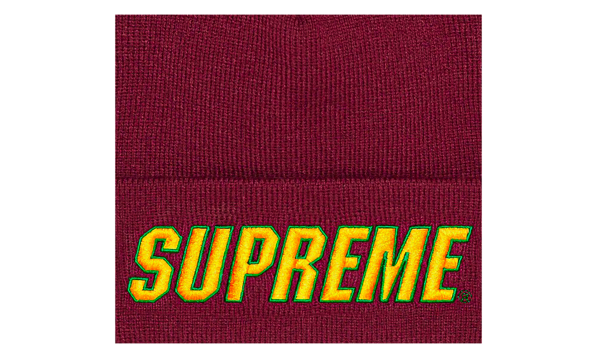Slant Beanie "FW23 - Burgundy" SU27725