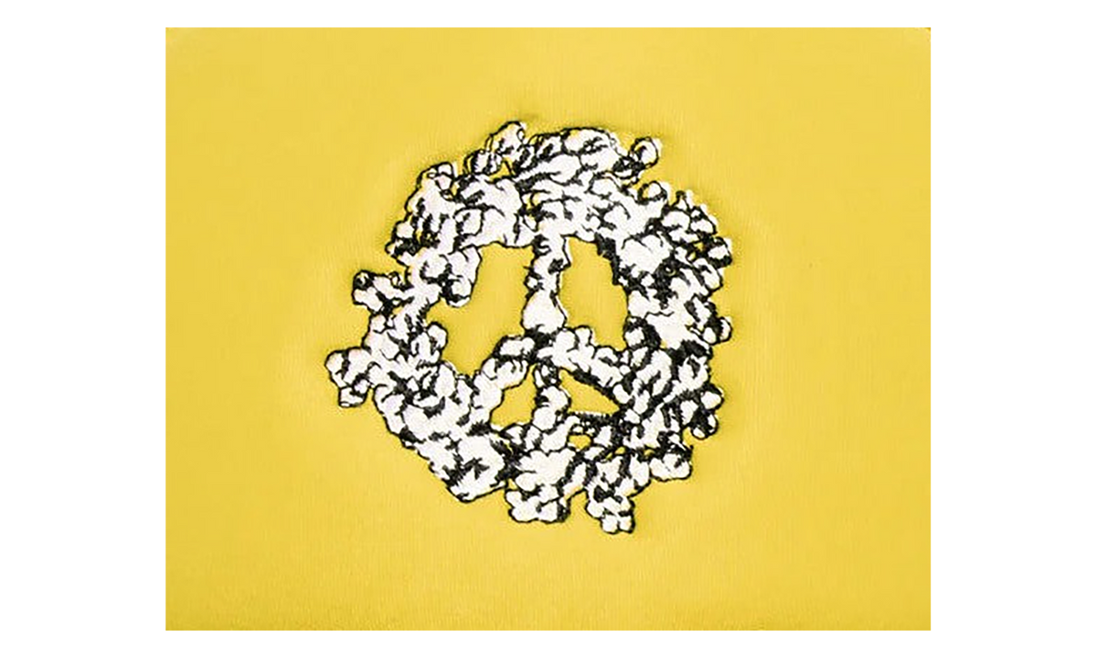 Cotton Peace Wreath Trucker Hat "Yellow" DT548