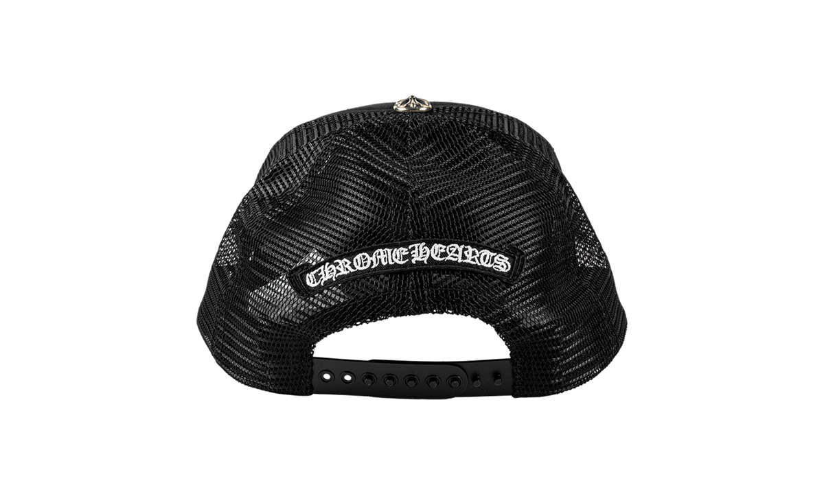 "Fuck" Trucker Hat "Silver Cross Ball - Black" CHRM1629