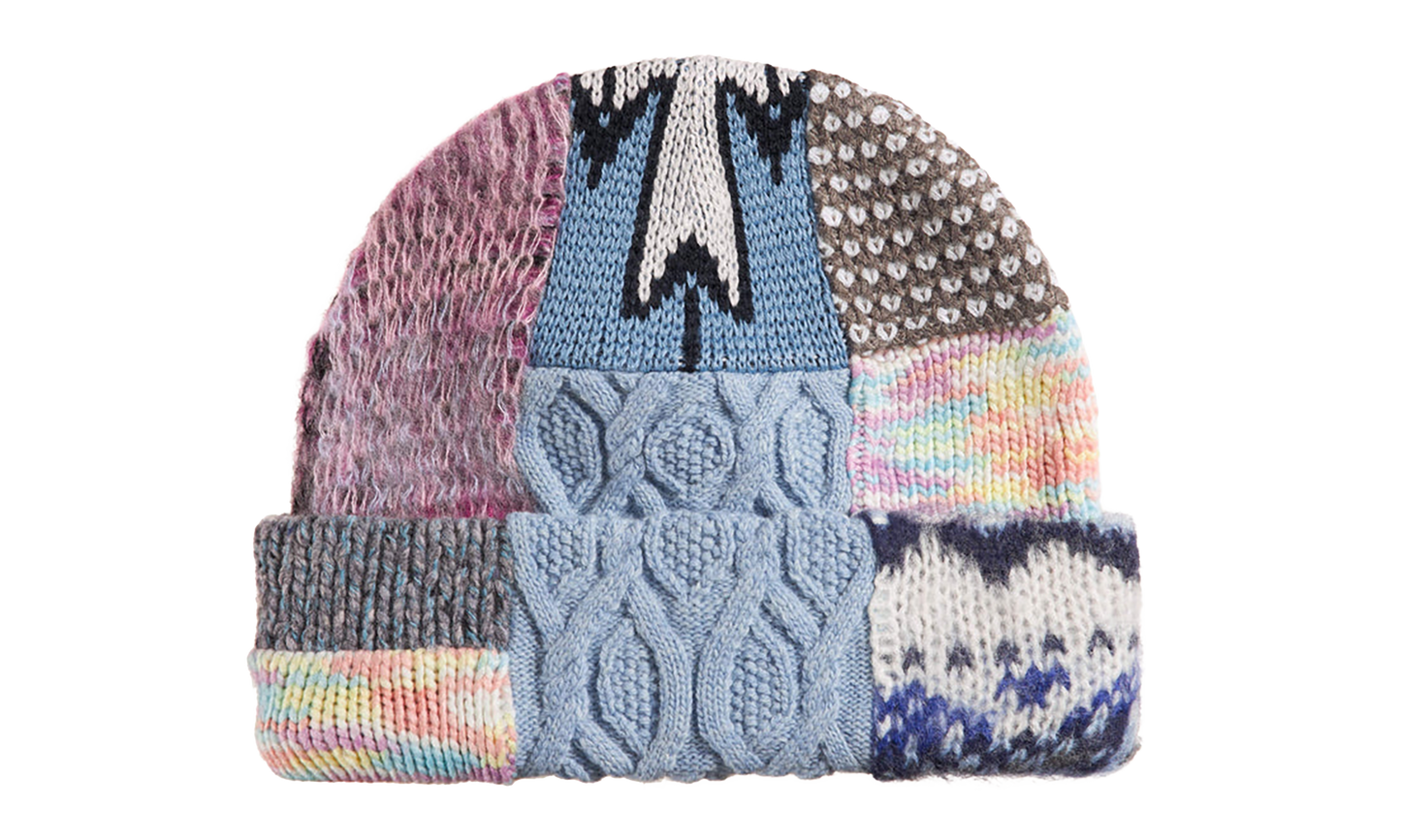 Patchwork Beanie "SS26 - Light Blue" SU27645