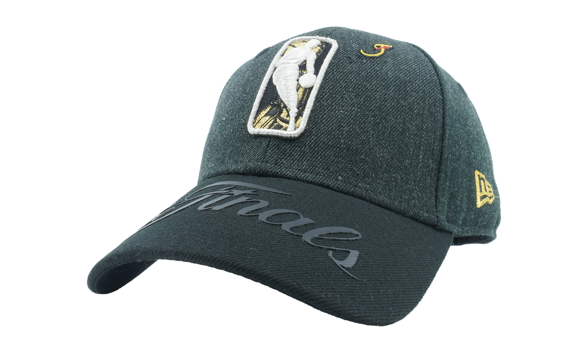 9FORTY Golden State Warriors The Finals Snapback Hat "Charcoal / Black - Brim" NE1159