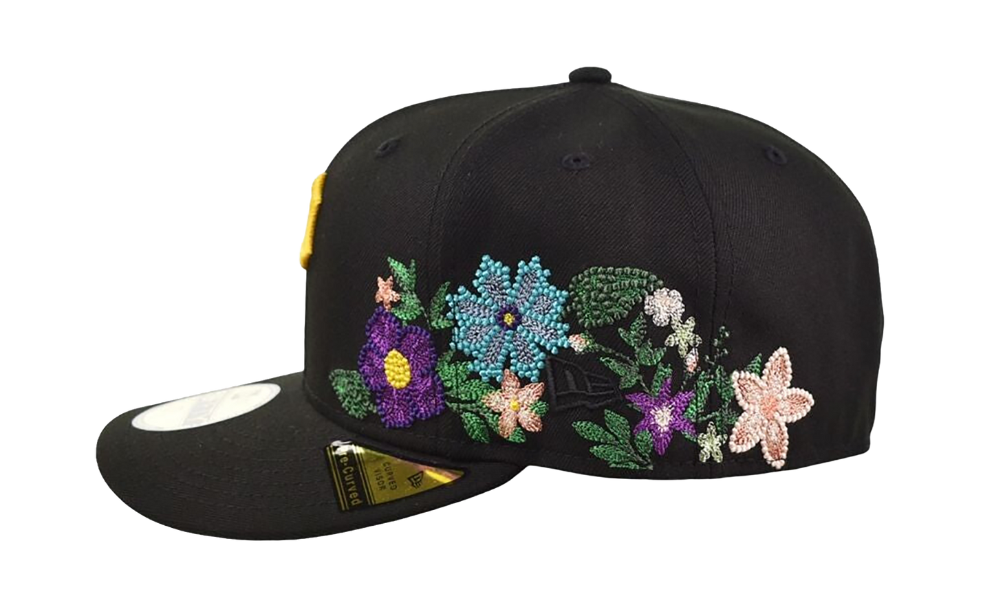59FIFTY Tonal Florals Pittsburg Pirates Fitted Hat "Black" 60668936