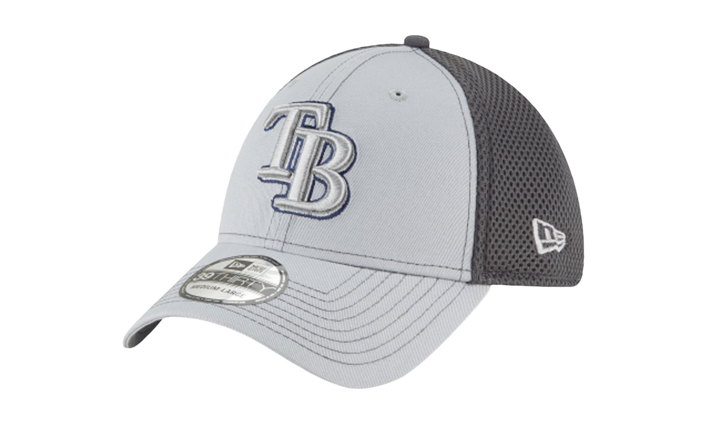39THIRTY Tampa Bay Rays Neo Flex Fit Hat "Grey" NE663