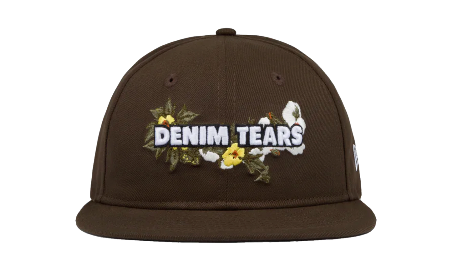 Floral Logo Adjustable Cap "New Era - Brown" DT569