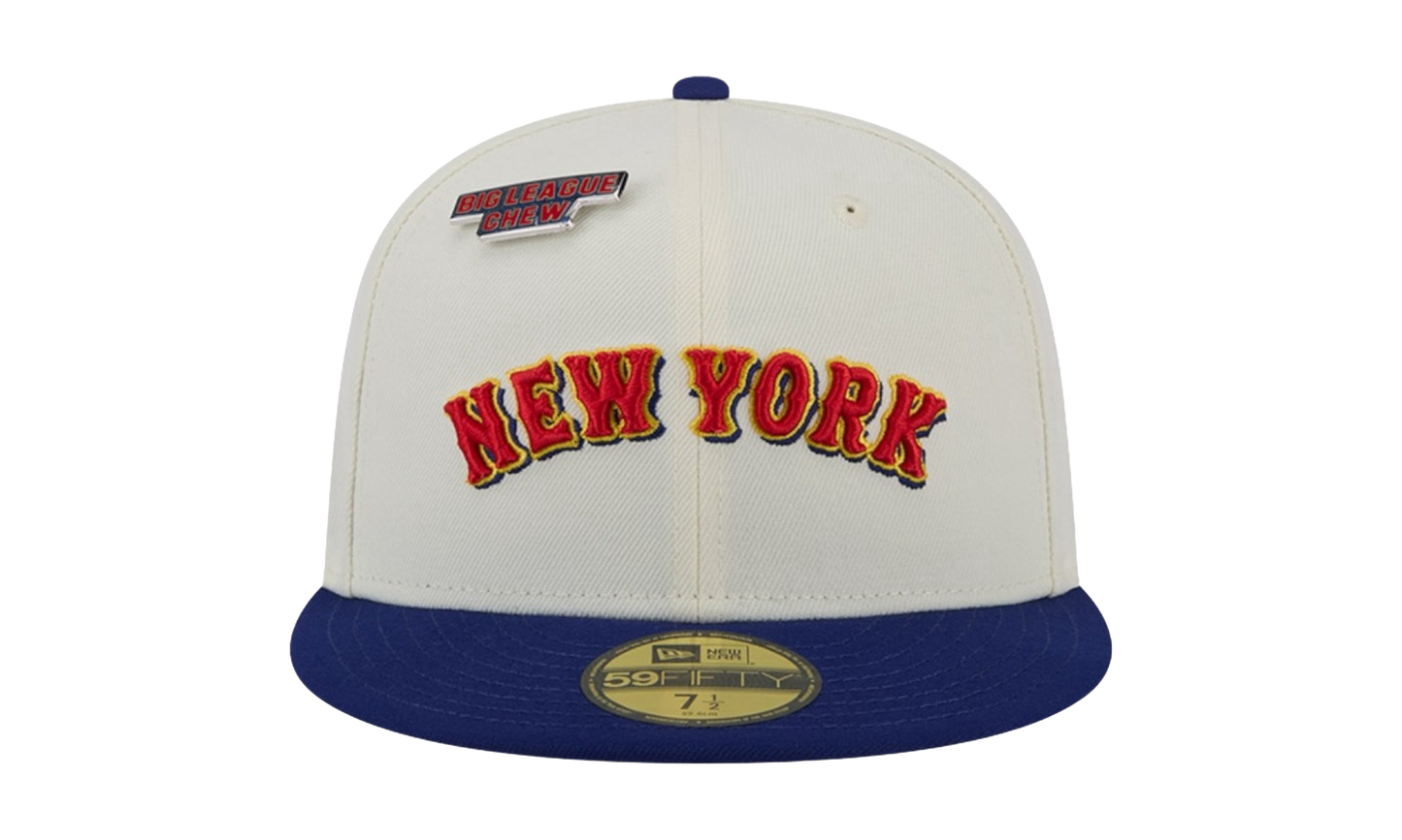 59FIFTY New York Mets Big League Chew Original Fitted Hat "White / Blue" NE491