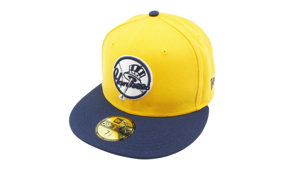 59FIFTY New York Yankees 2-Tone Color Pack Fitted Hat "Yellow / Navy - Brim" NE914