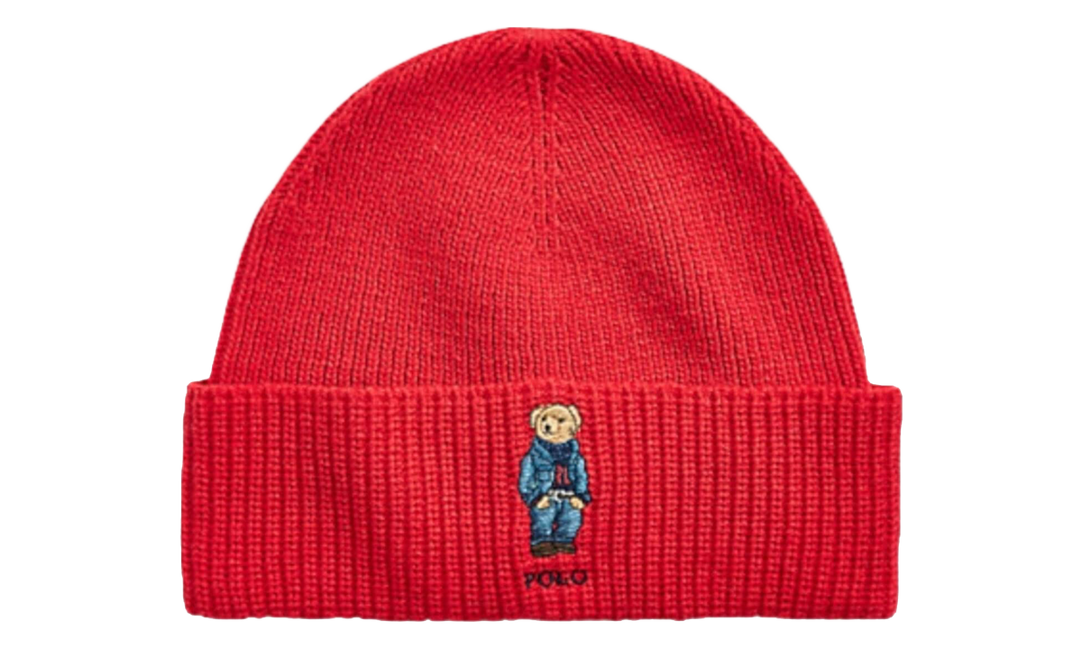 Solid Denim Bear Beanie "Red" PC0826 617
