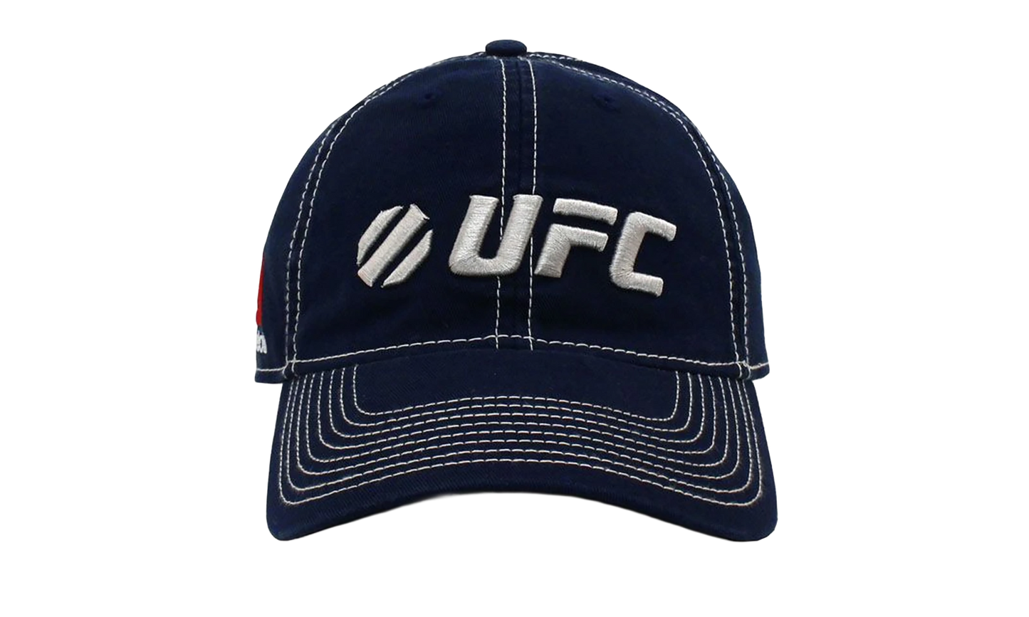 UFC Dad Adjustable Slouch Strapback Hat "Navy / Cream" EY88Z 010 UUFC