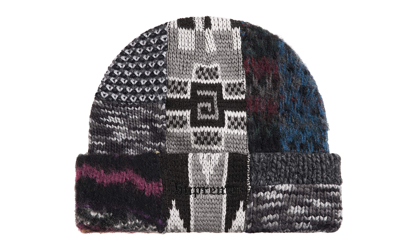 Patchwork Beanie "SS26 - Black" SU27643