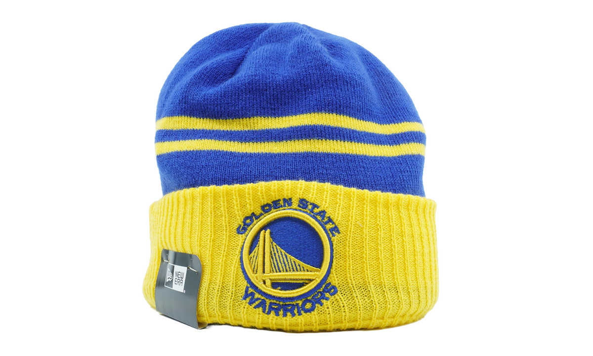 Golden State Warriors Arctic Trim Beanie "Blue / Yellow" NE1132