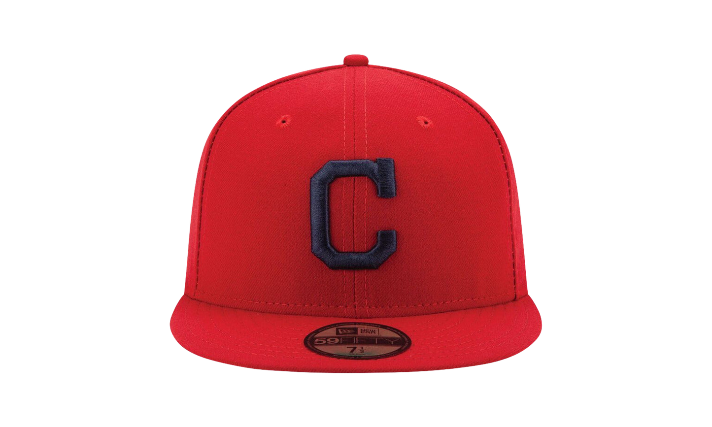 59FIFTY Cleveland Indians On-Field Authentic Collection Fitted Hat "Red" NE930