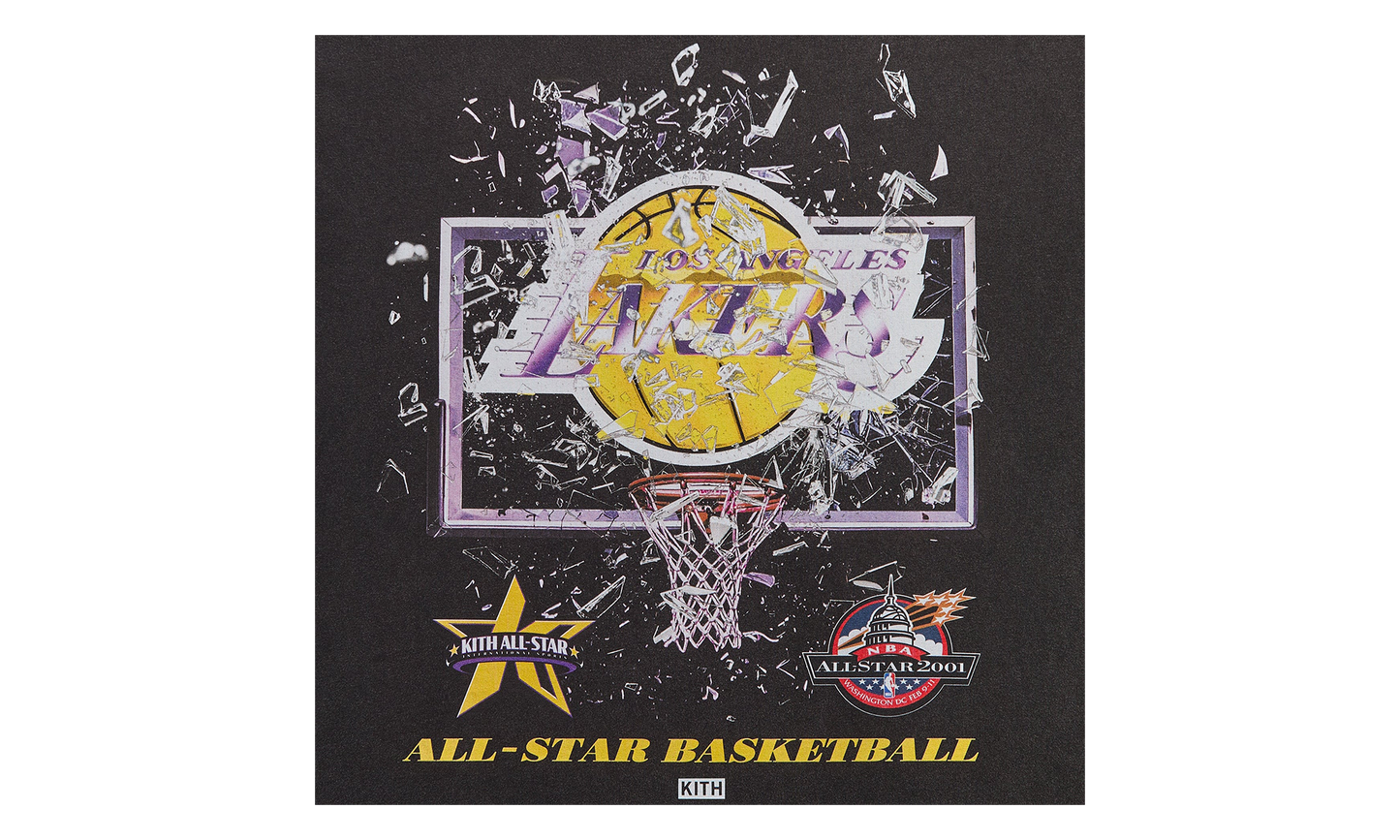 All-Star Los Angeles Lakers Shattered Backboard "Black" KHM034949 001