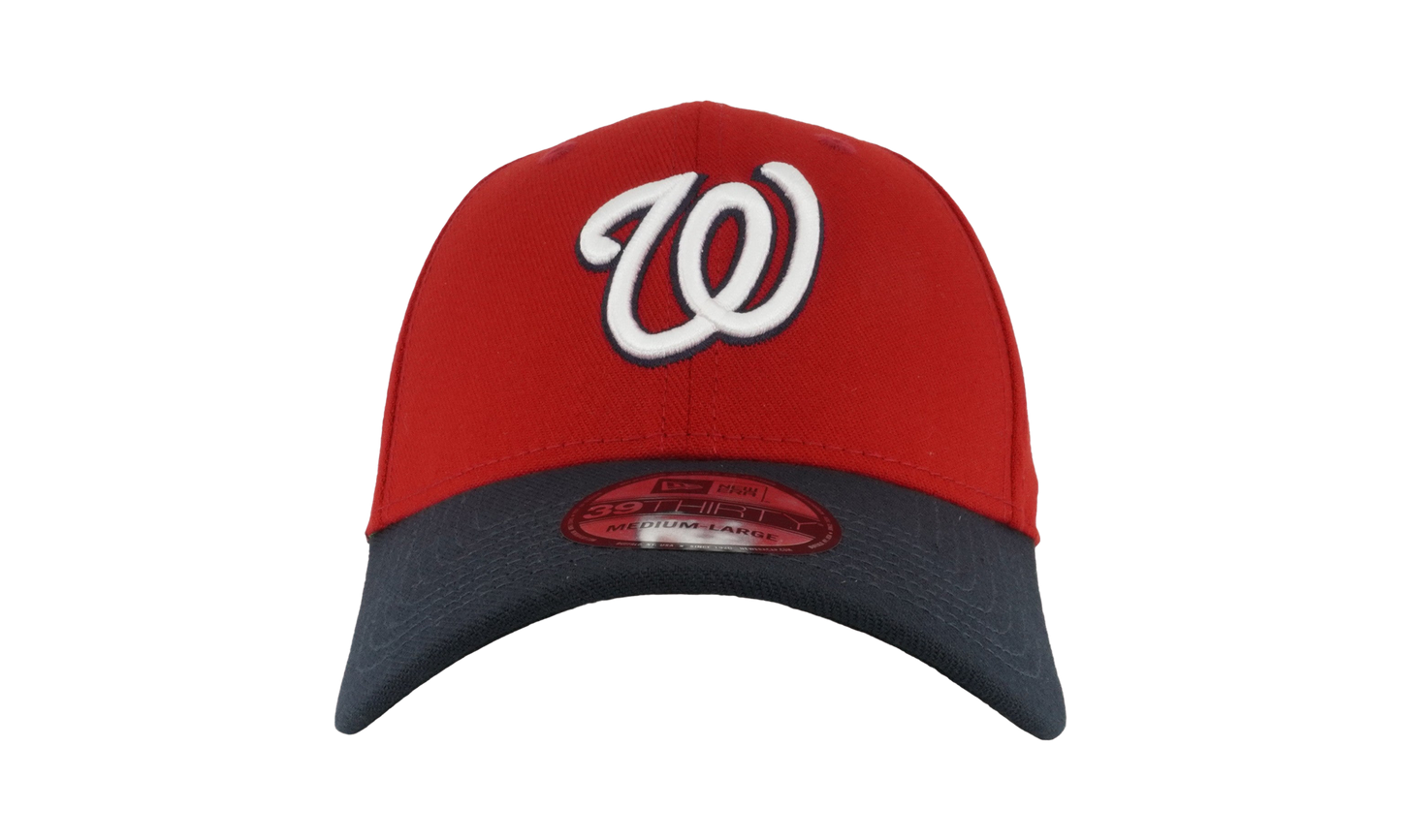 39THIRTY Washington Nationals Team Classic Flex Fit Hat "Red / Black - Under Brim" NE580