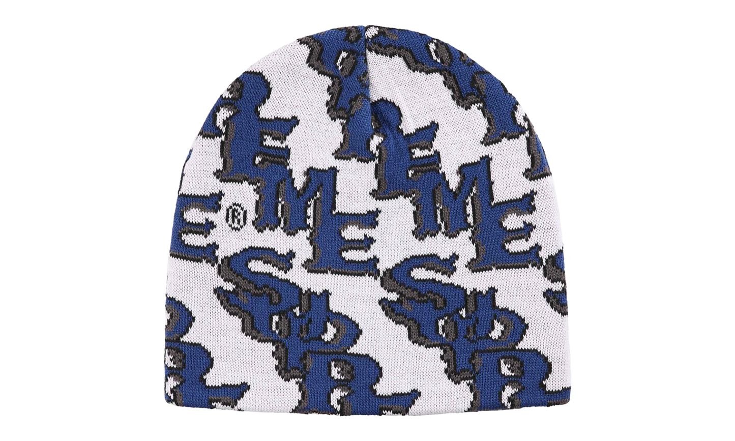 Slanted Tothic Outline Beanie "SS26 - White" SU27870