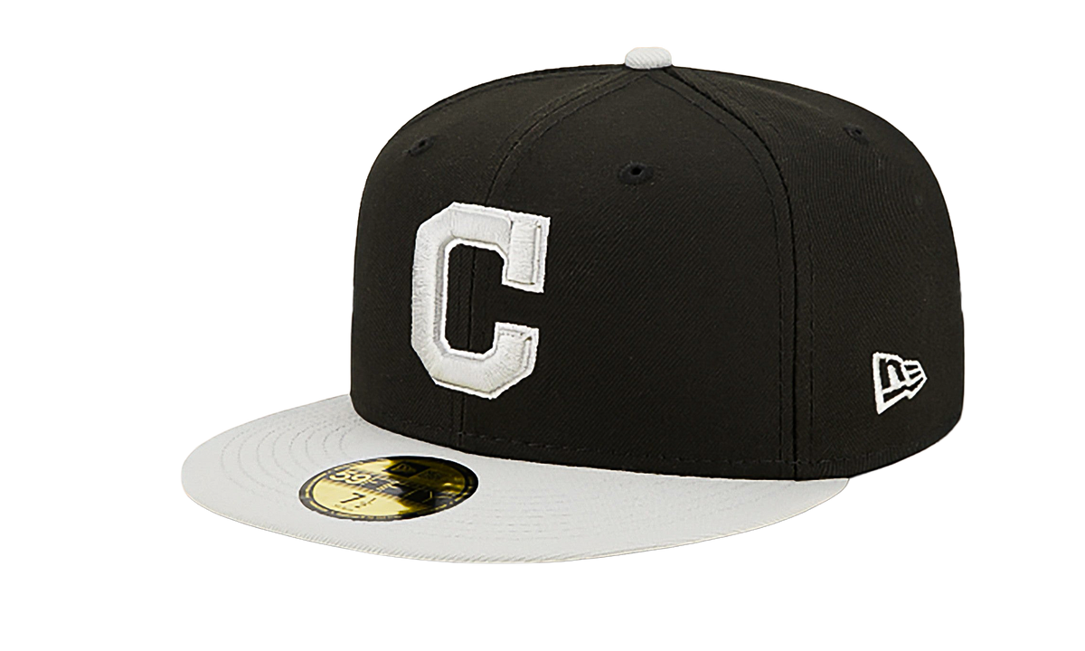 59FIFTY Cleveland Guardians Authentic Fitted Hat "Black / Grey - Visor" NE794