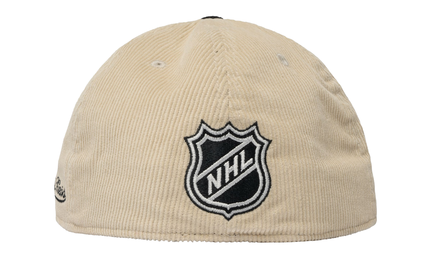 NHL 2-Tone Team Cord Fitted Cap "Chicago Blackhawks - Off White" HHSF5987 CBHYYPPPOFWH