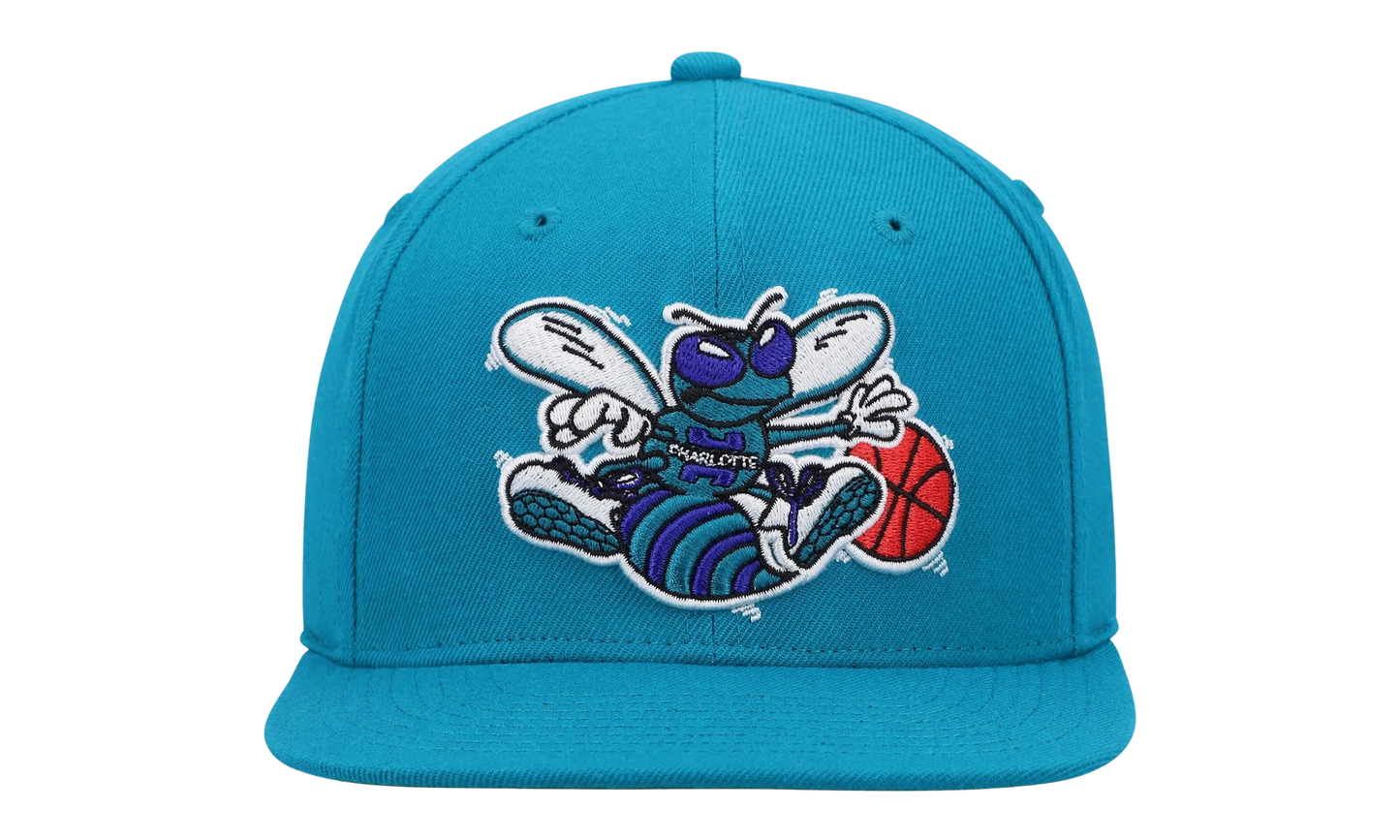 NBA Hardwood Classics Team Ground 2.0 Fitted Cap "Charlotte Hornets - Teal" HHSF3259 CHOYYPPPTEAL
