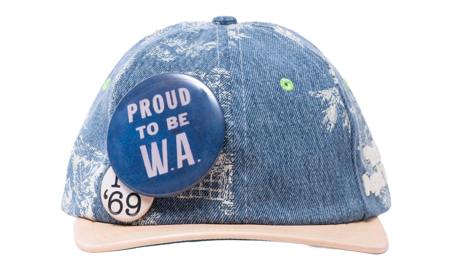 Teresa Reconstructed Hat "Blue" BWA215