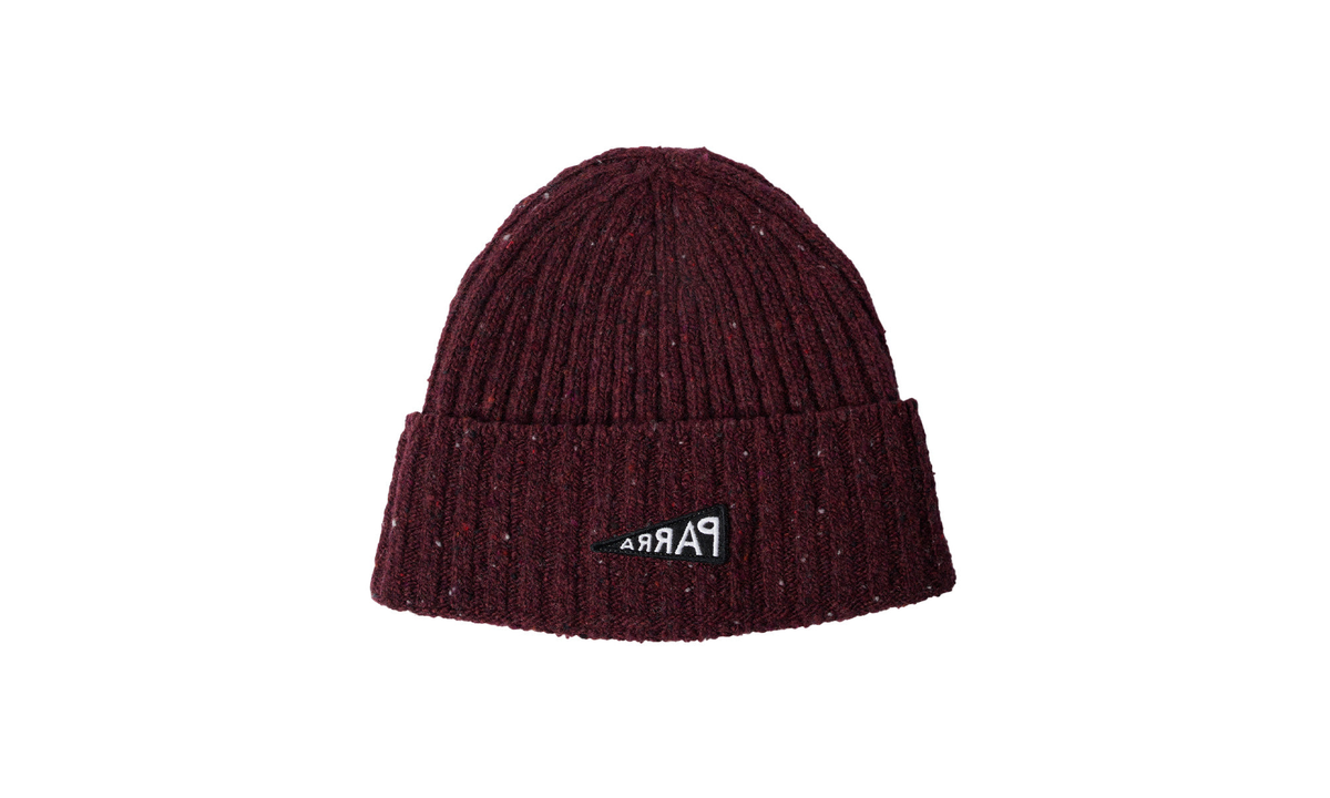 Reverse Flag Knitted Beanies "Dark Burgundy" 54475-DB