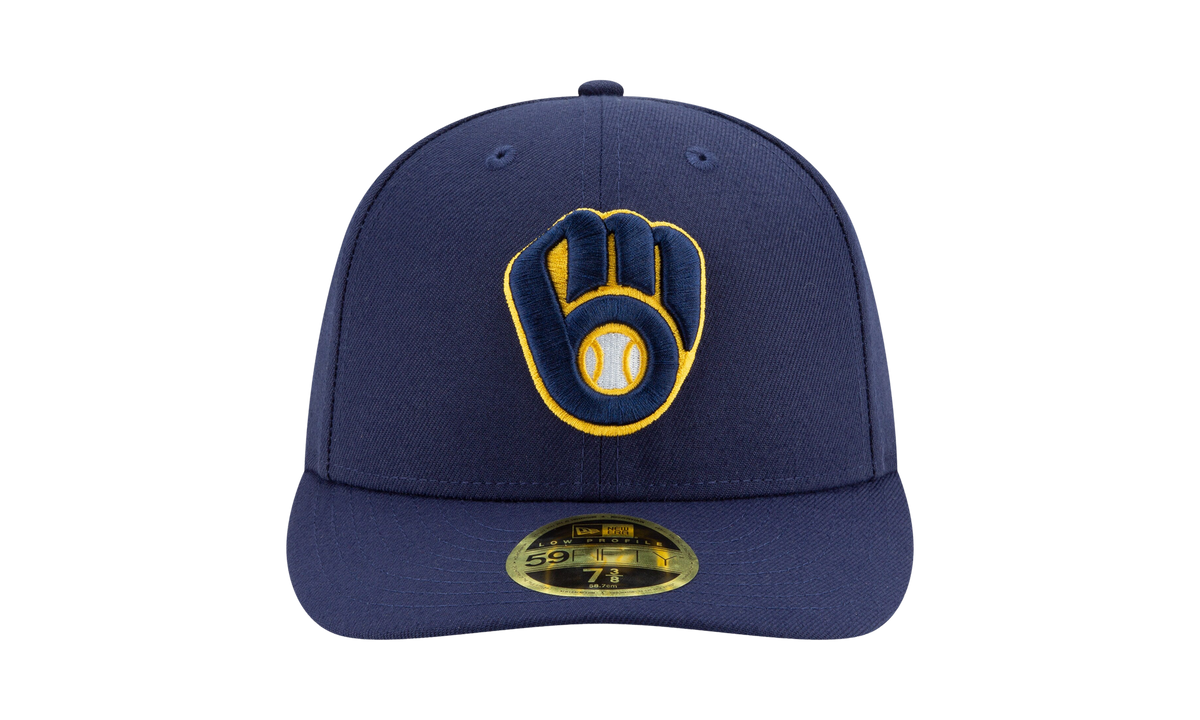 59FIFTY Milwaukee Brewers 2019 Low Profile Authentic Fitted Hat "Navy" NE1004