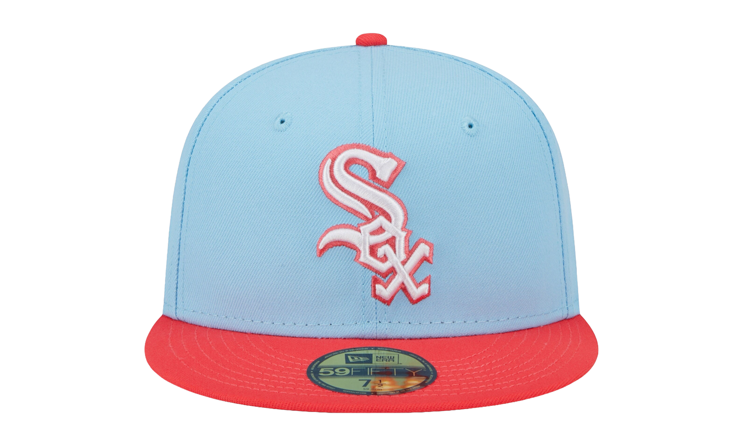 59FIFTY Chicago White Sox 2-Tone Color Pack Fitted Hat "Sky Blue / Red / Grey - Under Brim" NE889