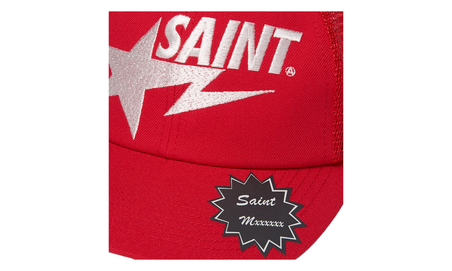 Bape Mesh Hat "Red" SM MK8 0000 C60