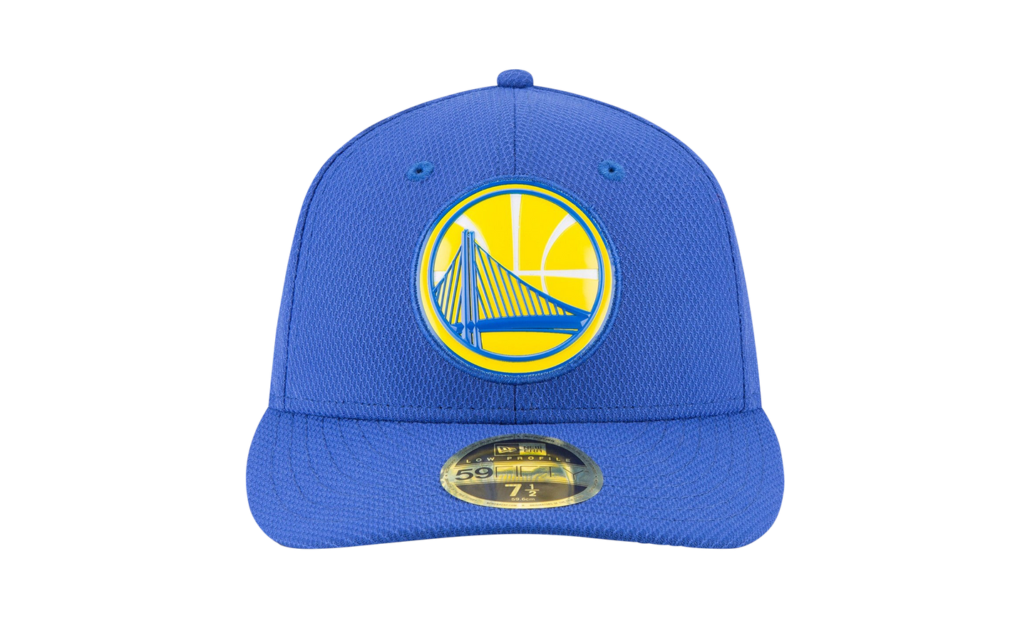 59FIFTY Golden State Warriors Beveled Team Fitted Hat "Blue" NE1123