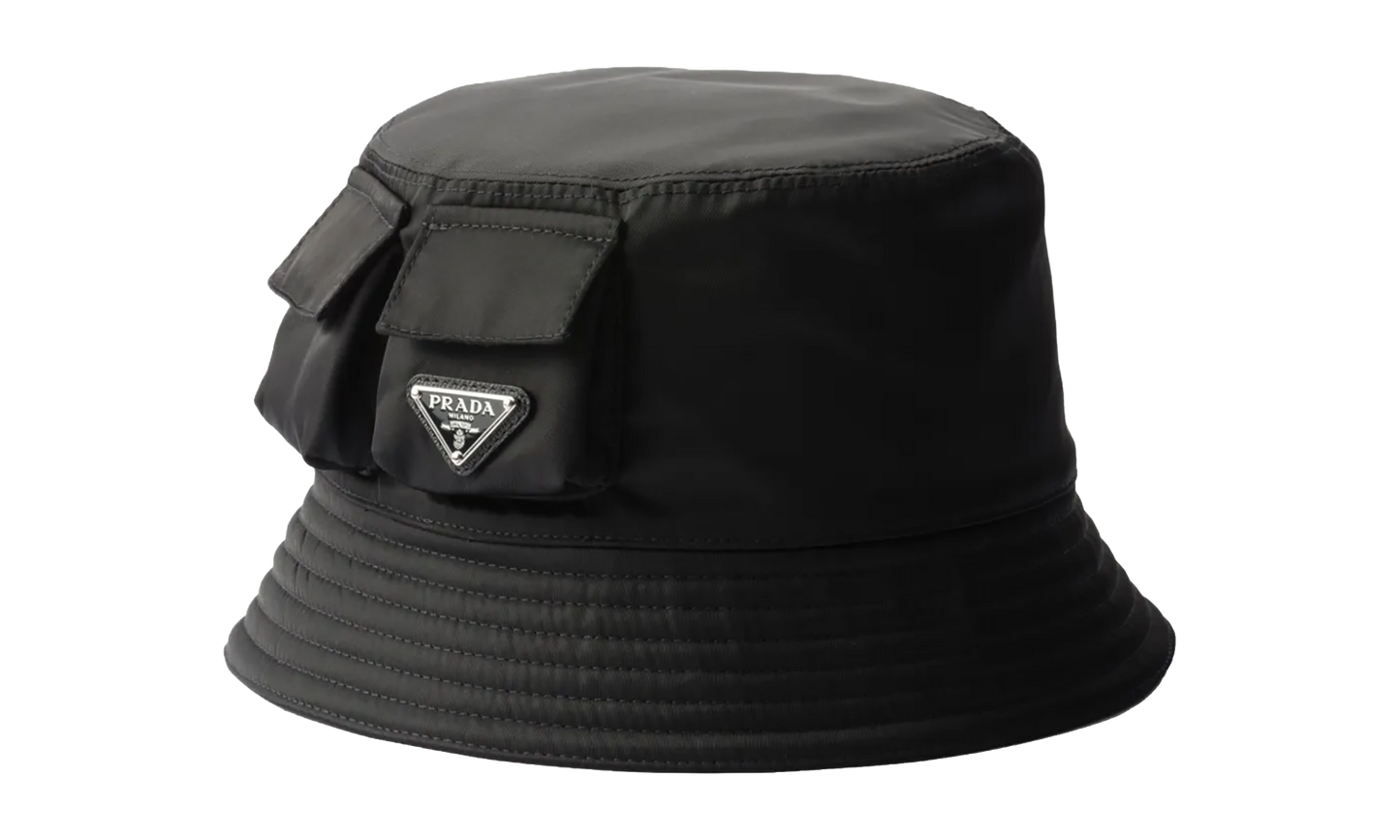Re-Nylon Cargo Bucket Hat "Black" 2HC350_2DMI_F0002