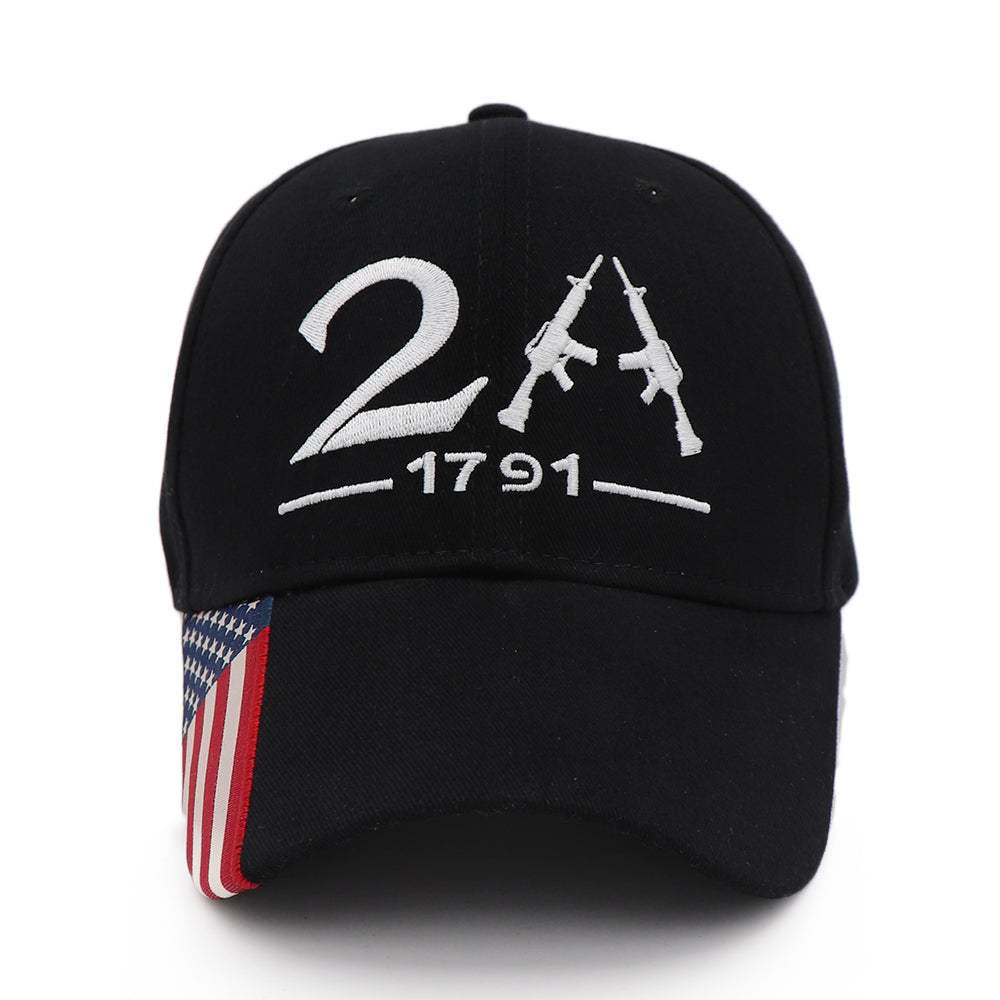2nd Amendment 2A Limited Edition Black Embroidered Hat