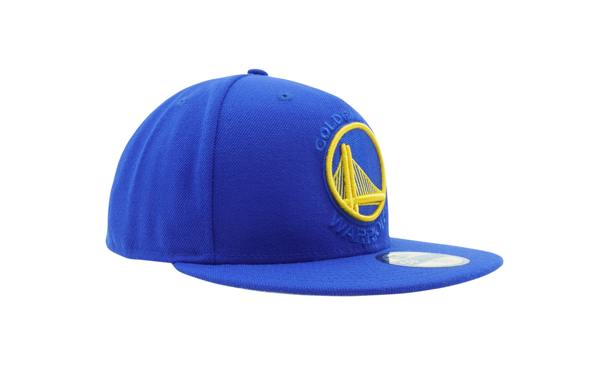 59FIFTY Golden State Warriors Logo Popped Fitted Hat "Royal Blue" NE1130